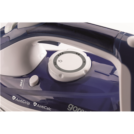 Gorenje | Steam Iron | SIH2600BLC | Steam Iron | 2600 W | Water tank capacity 350 ml | Continuous steam 30 g/min | Steam
