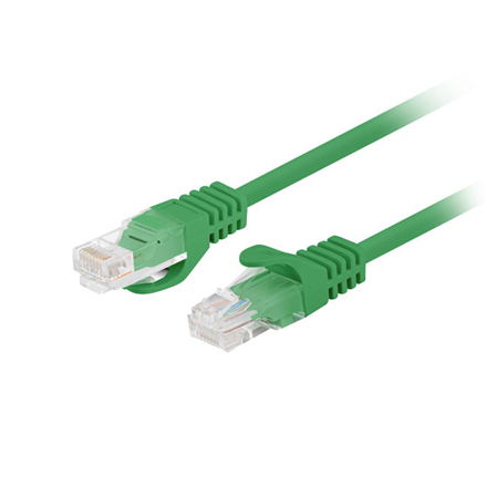 Lanberg Patchcord CAT.6 UTP 0.5M fluke passed 10-pack, Green | PCU6-20CC-0050-G