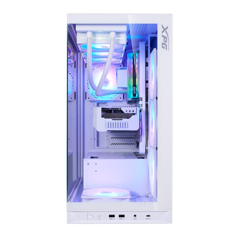 Case ADATA INVADER X BTF MidiTower Case product features Transparent panel ATX MicroATX MiniITX Colour White INVADERXBTFMT-WHCWW