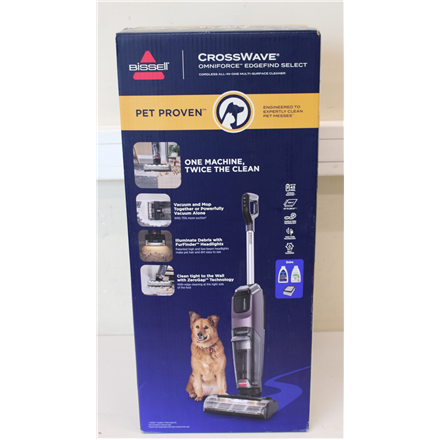 SALE OUT. Bissell All-in One Multi-Surface Cleaner | CrossWave OmniForce EdgeFind Select | Cordless operating | Washing 