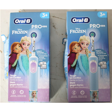 SALE OUT. Oral-B Vitality PRO Kids Frozen Electric Toothbrush, Blue | Oral-B Electric Toothbrush | Vitality PRO Kids Fro