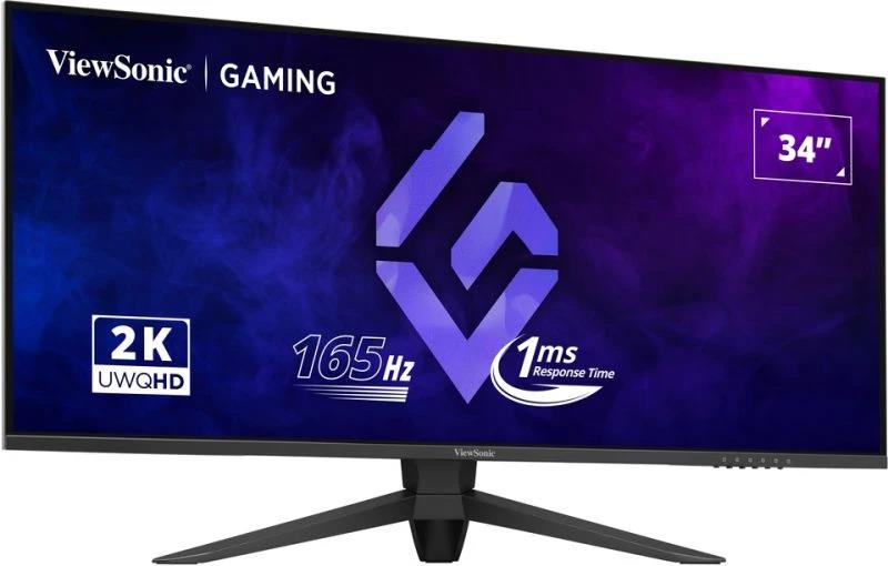LCD Monitor VIEWSONIC 34" Gaming/21 : 9 Panel VA 3440x1440 21:9 165 Hz Matte 1 ms Swivel Height adjustable Tilt Colour Black VX3480-2K-PRO