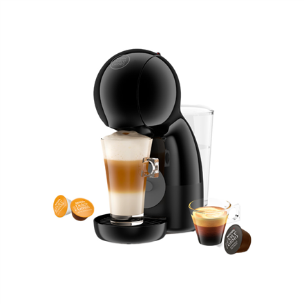 Delonghi | Coffee Maker | EDG110.AB Piccolo XS | Pump pressure 15 bar | Capsule | Black | 1400 W