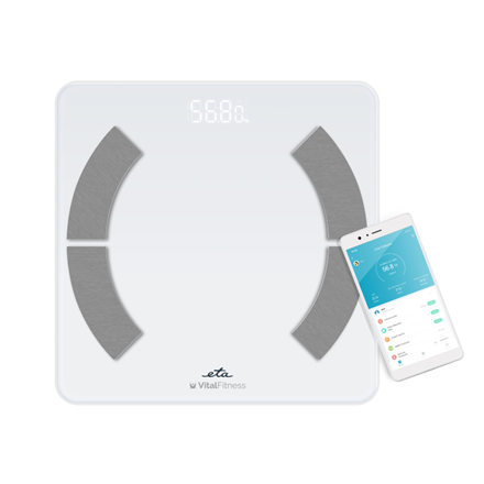 ETA Personal Scale | ETA277990000 Vital Fitness | Maximum weight (capacity) 180 kg | Accuracy 100 g | Body Mass Index (B