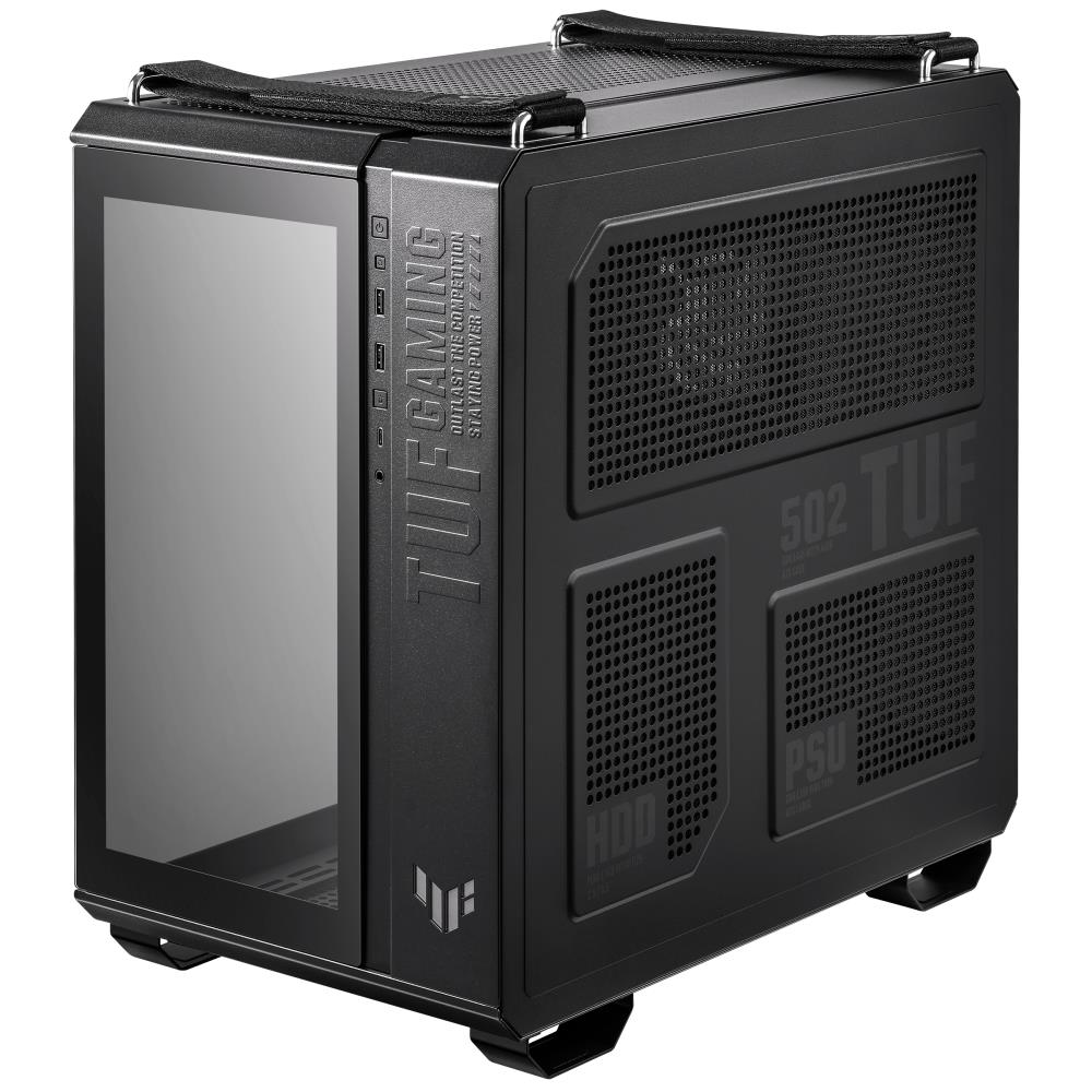 Case ASUS GT502 PLUS MidiTower Not included ATX MicroATX MiniITX Colour Black GT502PLUS/BLK/TG/TUFGAM