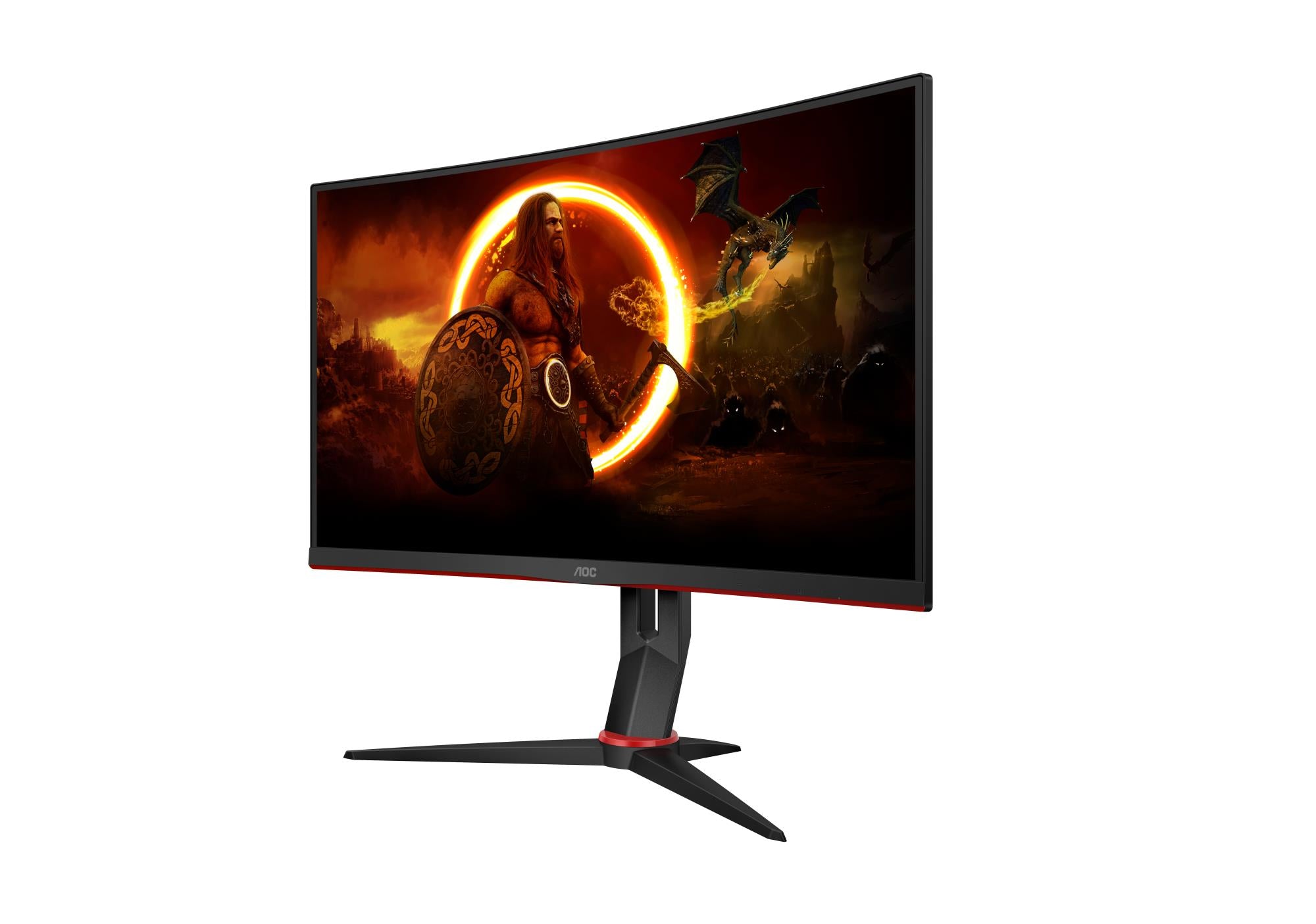 LCD Monitor AOC C27G2Z3/BK 27" Gaming/Curved Panel VA 1920x1080 16:9 240Hz Matte 1 ms Tilt C27G2Z3/BK