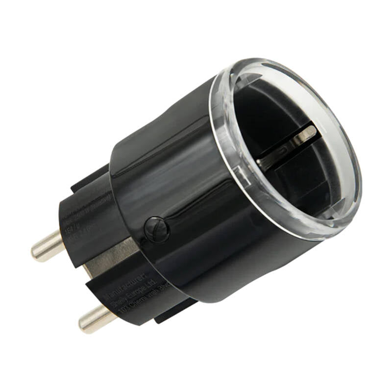 Shelly Plug S MTR Gen3 Smart Outlet (Black) - Image 1