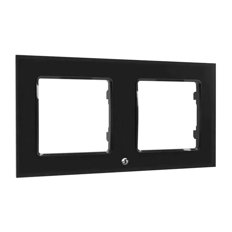 Shelly Switch Frame Double (Black) - Image 1