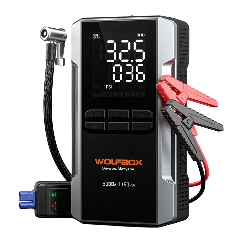 WOLFBOX MegaVolt 16 Air 16,000 mAh 3,000 A Jump Starter - Image 1