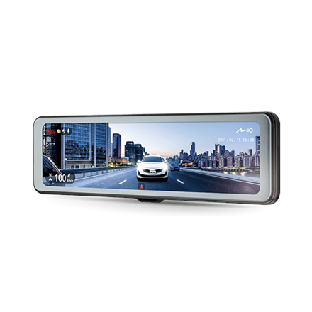 Mio MiVue R860WD, Dash Cam | GPS | Wi-Fi | Front and rear cams synchronized for recording with an unobstructed view; 11.