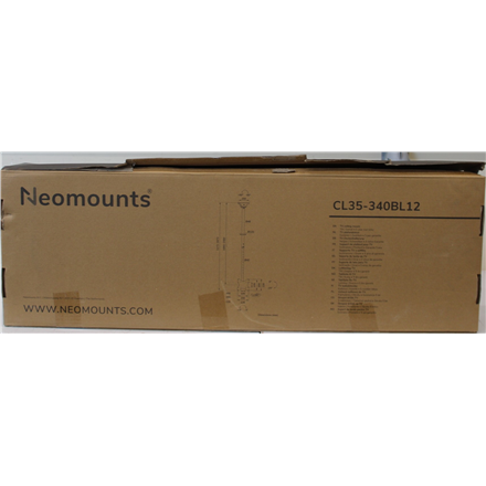 SALE OUT. Neomounts CL35-340BL12 Monitor/TV mount ceiling 1 screen - 23-42" - max 50 kg - VESA 100x100-200x200 - h 106-1