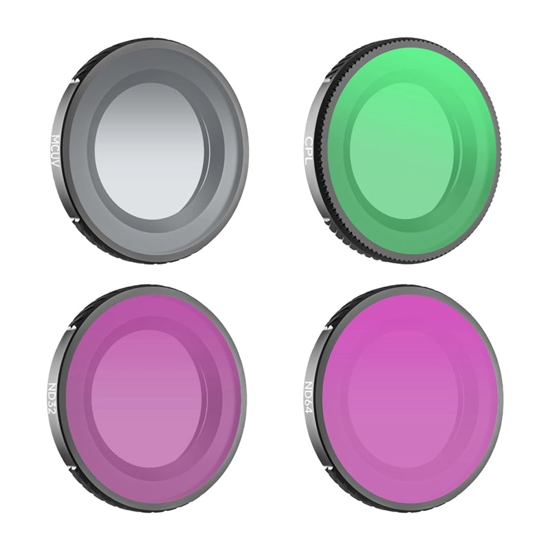 Set of 4 Sunnylife MCUV + CPL + ND32 + ND64 filters for Osmo Nano - Image 1