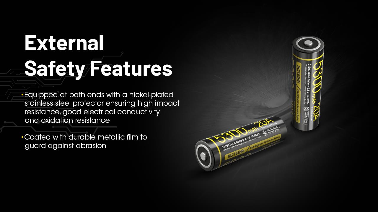 BATTERY RECH. LI-ION 3.6V/NL2153HPI(5300MAH) NITECORE