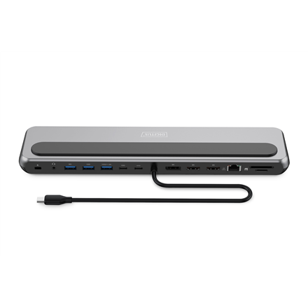 Digitus USB-C 8K docking station, 12-port | DA-70919 | Ethernet LAN (RJ-45) ports 1 | HDMI ports quantity 2