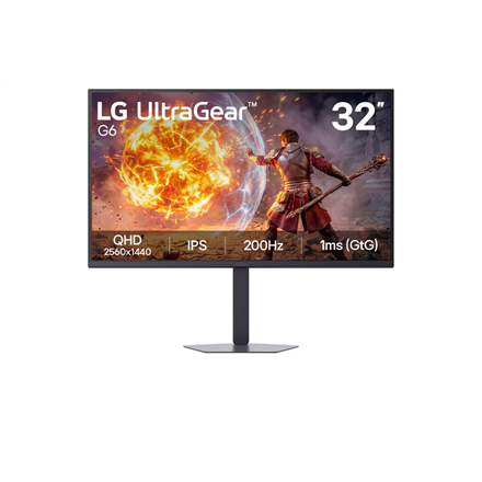 LG 32G620B-B UltraGear | 32 " | IPS | QHD | 16:9 | 200 Hz | 1 ms | 2560 x 1440 pixels | 300 cd/m² | HDMI ports quantity 