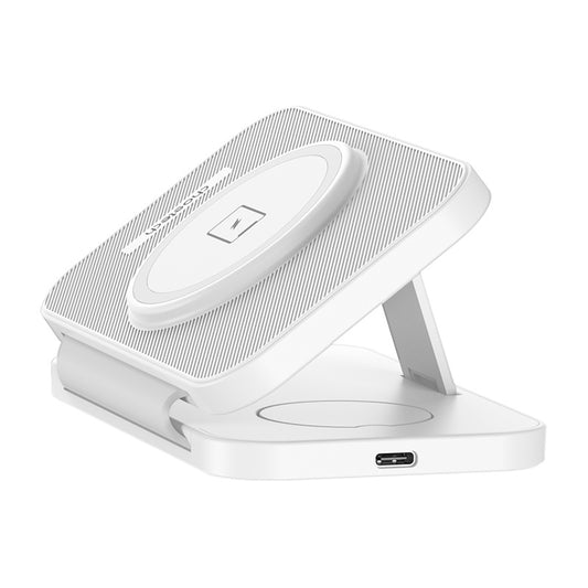 Choetech T616-F 3-in-1 inductive charger (white) - Product Image 2