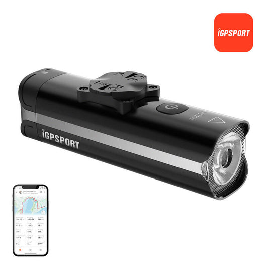 Fahrradlicht, vorne iGPSPORT VS1200 mit M80 smart