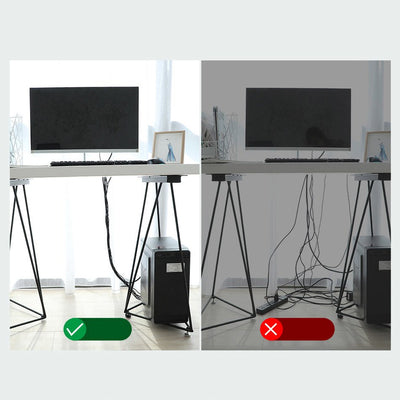 Baseus Rainbow Circle hook and loop Straps - velcro tape cable organizer 1m black (ACMGT-E01)