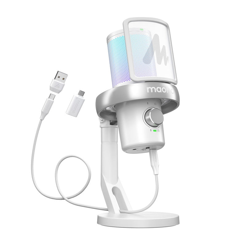 Maono DM40 Pro microphone (white) - Product Image 6