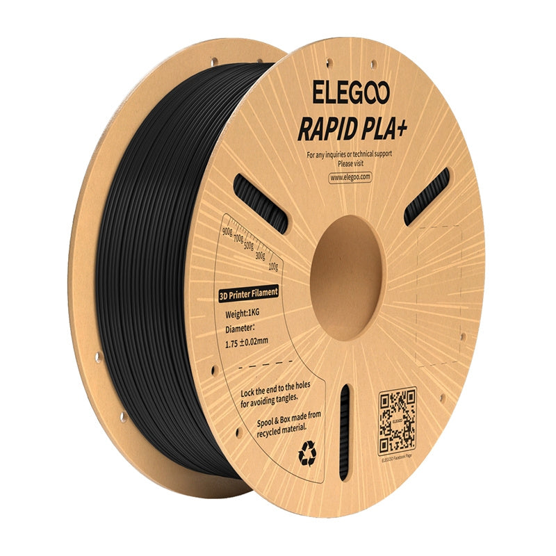 ELEGOO Rapid PLA+ Filament (Black) - Product Image 1