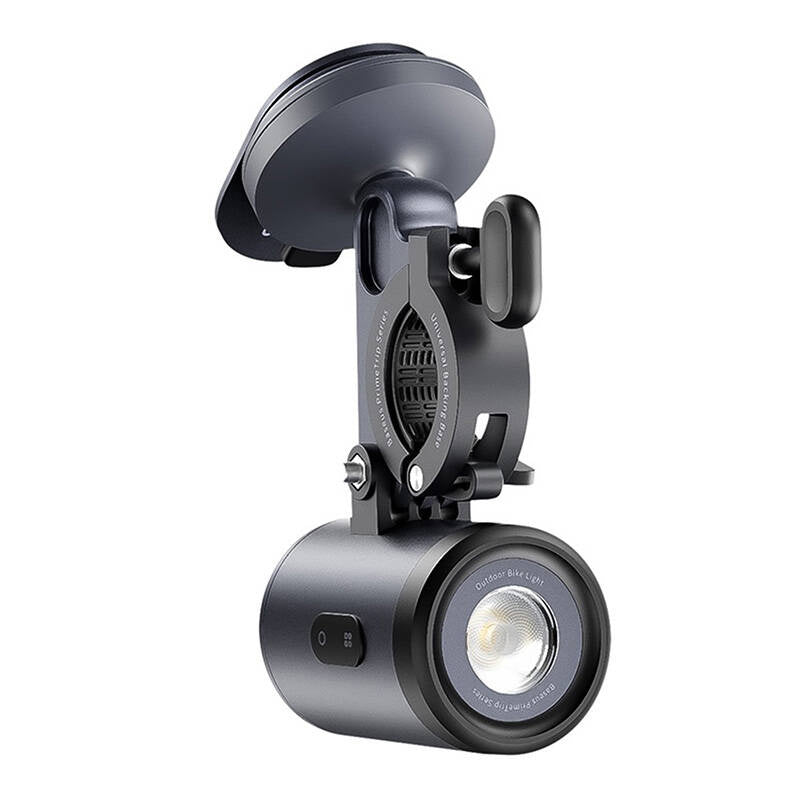 Baseus PrimeTrip 2-in-1 bike mount, phone holder + flashlight (black) - Product Image 6