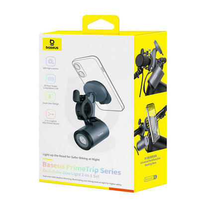 Baseus PrimeTrip 2-in-1 bike mount, phone holder + flashlight (black) - Product Image 7