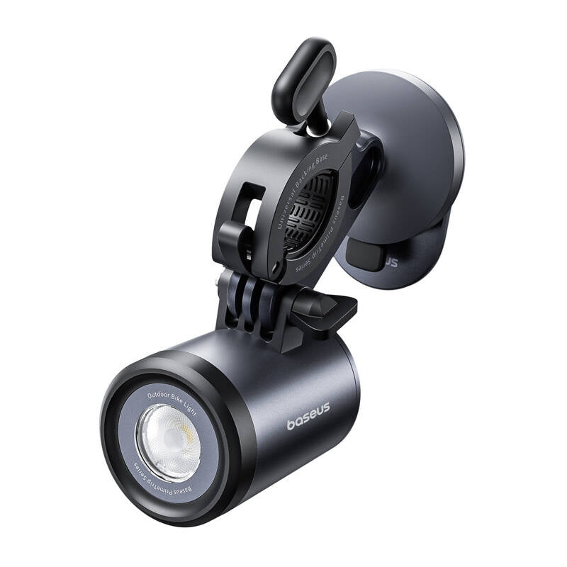Baseus PrimeTrip 2-in-1 bike mount, phone holder + flashlight (black) - Product Image 5