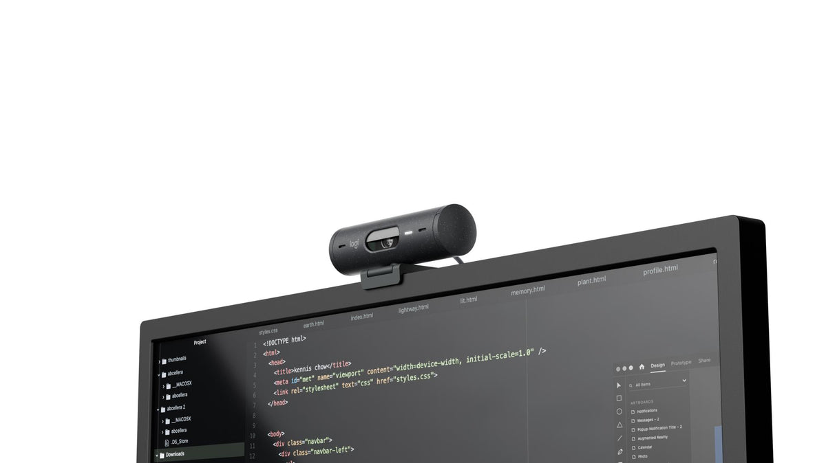 CAMERA WEBCAM BRIO 500/BLACK 960-001422 LOGITECH