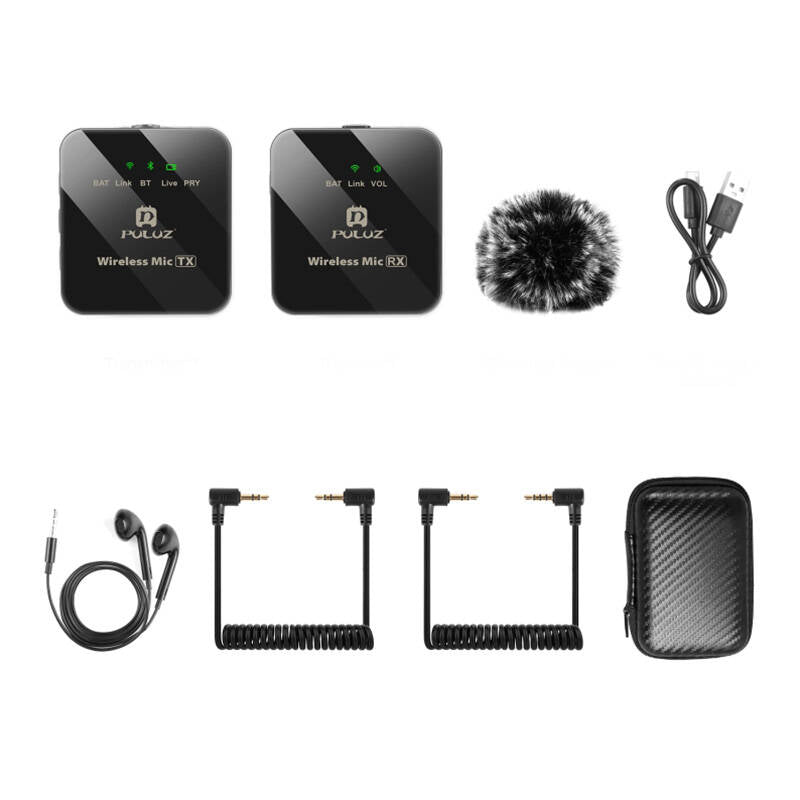Wireless Lavalier Microphone PULUZ 1 TX + 1 RX - Image 3