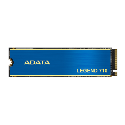 ADATA LEGEND 710 256 GB SSD form factor M.2 2280 SSD interface PCIe Gen3x4 Write speed 1800 MB/s Read speed 2400 MB/s