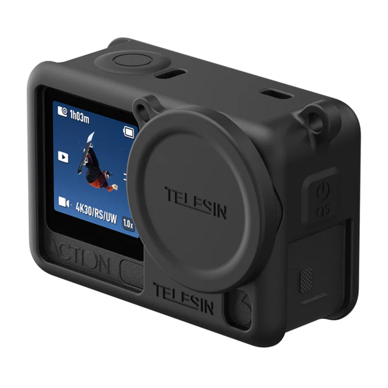 Telesin Silicone Protective Case for DJI Osmo Action 6 (Black) - Image 2