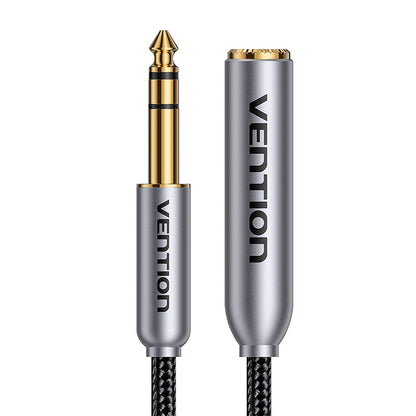 Vention Audiokabel, Stecker auf Buchse, 6,35 mm, BCXHH, 2 m