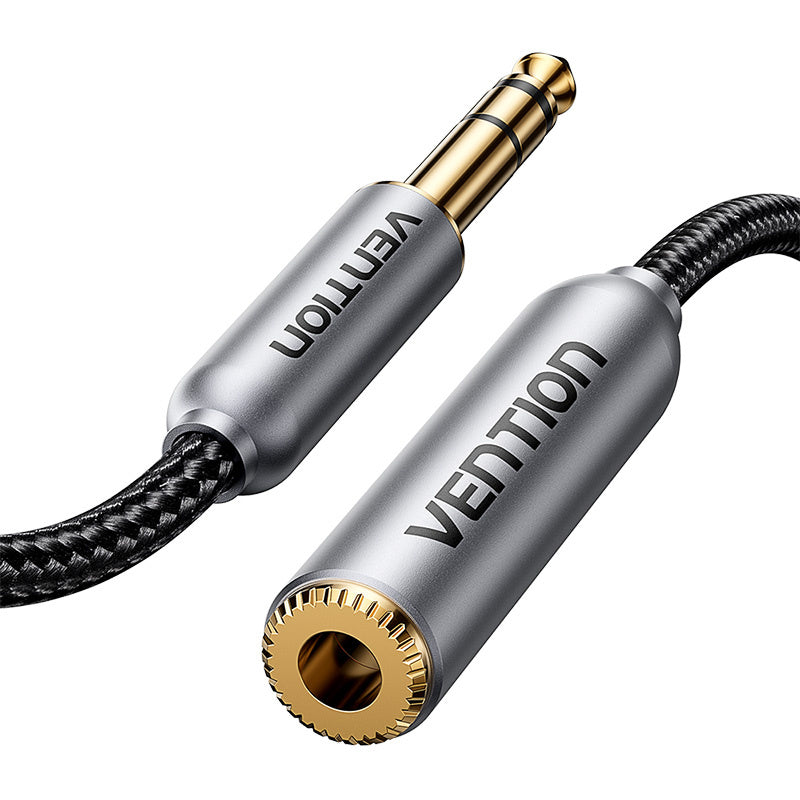 Vention Audiokabel, Stecker auf Buchse, 6,35 mm, BCXHH, 2 m