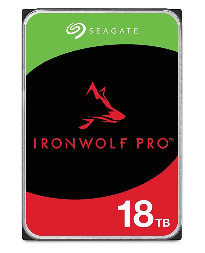 HDD SEAGATE IronWolf Pro 18TB SATA 256 MB 7200 rpm 3,5" ST18000NT001
