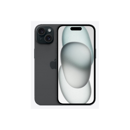 Apple | iPhone 15 | Black | 6.1 " | Super Retina XDR | 2556 x 1179 pixels | A16 Bionic | Internal RAM 6 GB | 128 GB | Du
