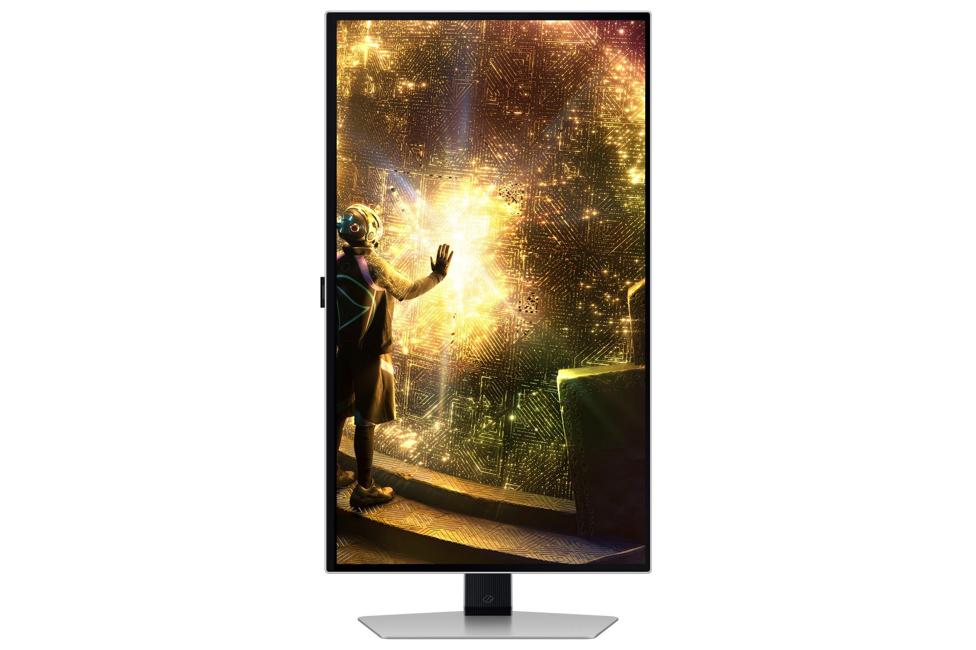 Monitor SAMSUNG LS27DG610SUXEN 27" Gaming Panel OLED 2560x1440 16:9 240Hz Matte 0.03 ms Swivel Pivot Height adjustable Tilt Colour Silver LS27DG610SUXEN