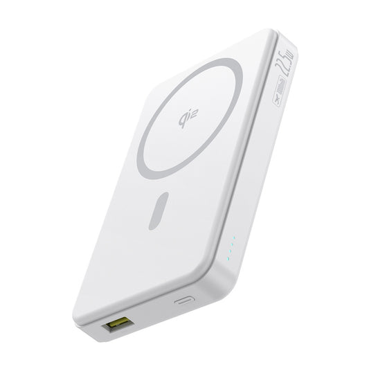 Baseus Airpow2 Qi2 magnetic powerbank 10000mAh 22.5W (white) - Product Image 1