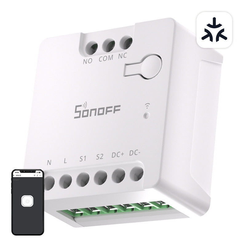 SONOFF MINI-D Smart WiFi Matter Switch (AC/DC 12-48V, dry contact) - Product Image 1