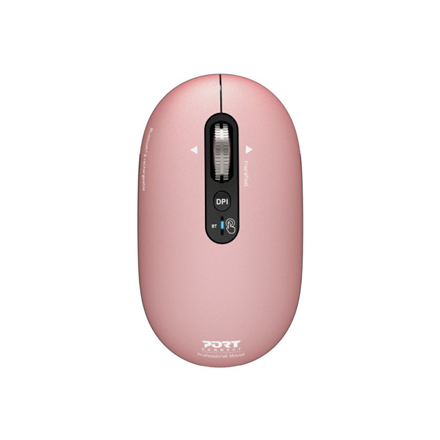 PORT CONNECT Mouse | PURE MAC | Wireless | Bluetooth | Pink
