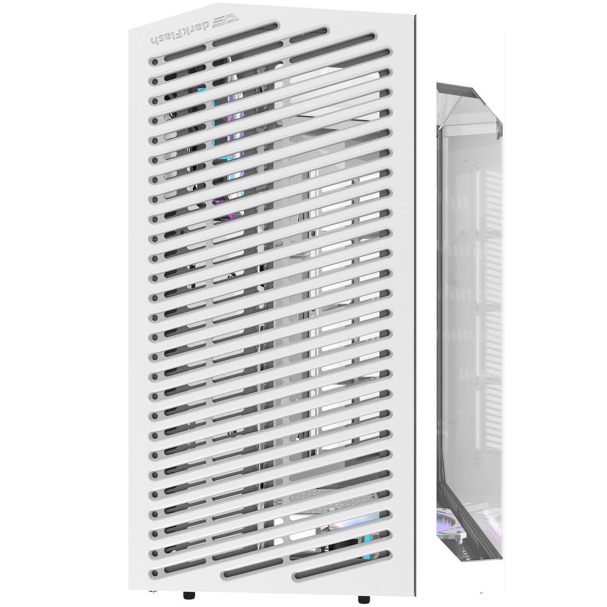 Darkflash DY470 computer case (white) + 4 fans + GPU bracket - Product Image 6