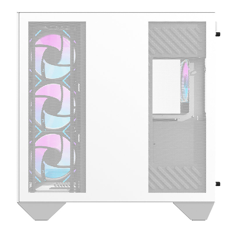 Darkflash DY470 computer case (white) + 4 fans + GPU bracket - Product Image 8