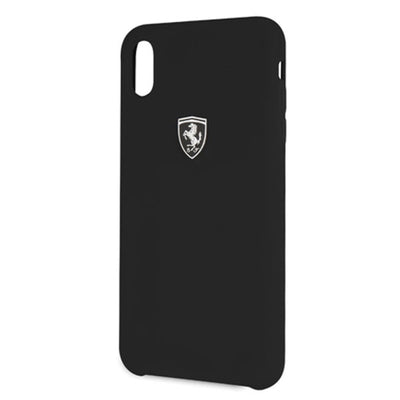 Ferrari Hardcase FEOSIHCI65BK iPhone Xs Max black/black Silicone Off track