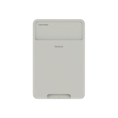 Baseus self-adhesive card case for phone documents gray (ACKD-B0G)