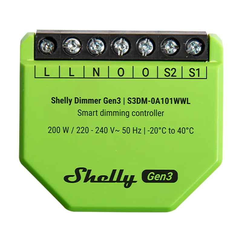 Shelly Dimmer Gen3 WiFi Light Controller - Product Image 1