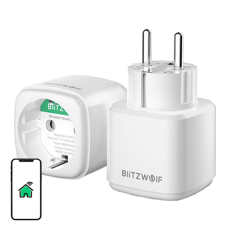 Smart socket Blitzwolf BW-SHP15, ZigBee, 3680W - Image 1