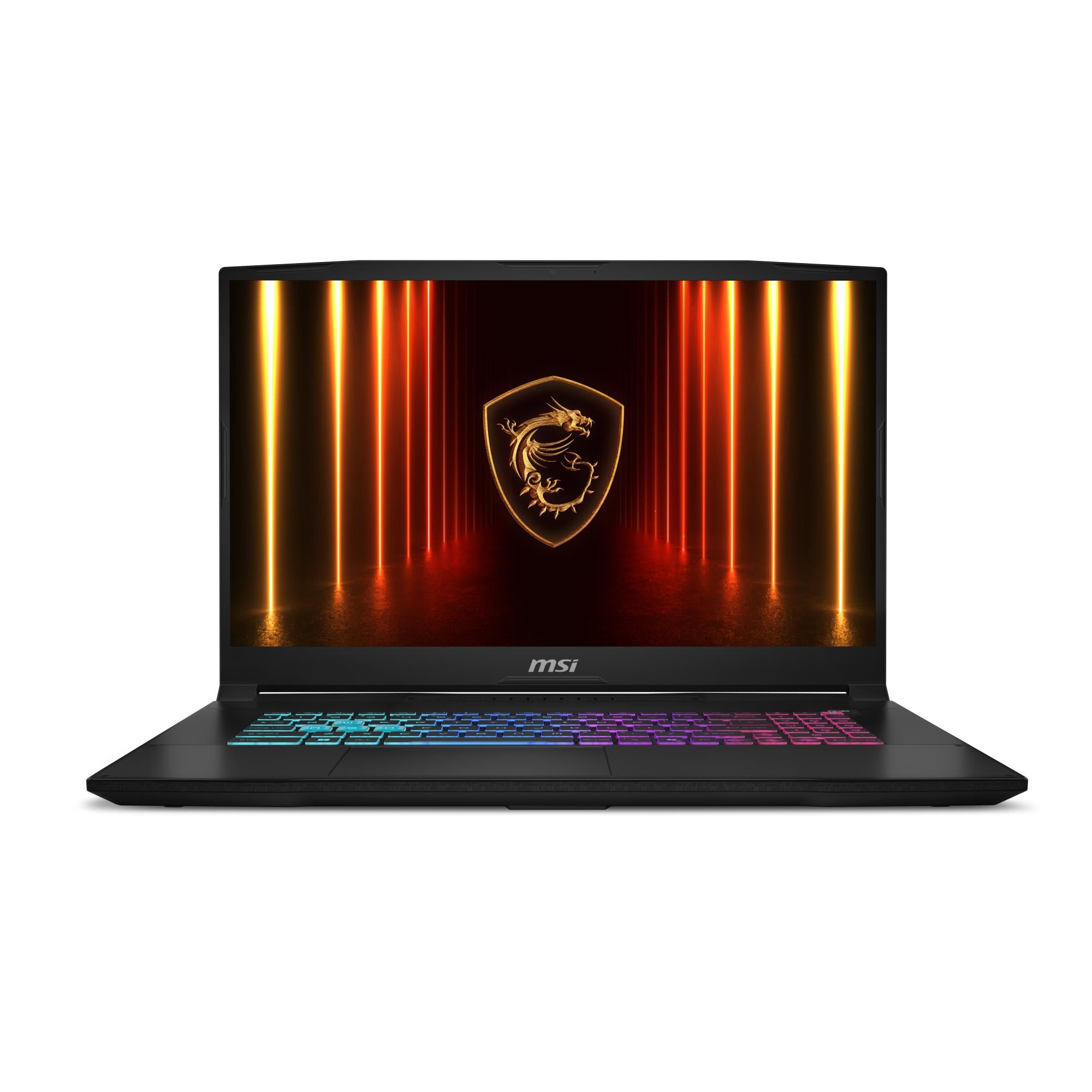 Notebook MSI Katana 17 HX B14WGK CPU Intel® CoreT i7 i7-14650HX 17.3 " 1920 x 1080 pixels RAM 16 GB DDR5-SDRAM SSD 1000 GB Discrete graphics NVIDIA GeForce RTX 5070 8 GB On-board graphics Yes Numeric keypad Yes OS installed Windows 11 Home Colour Black