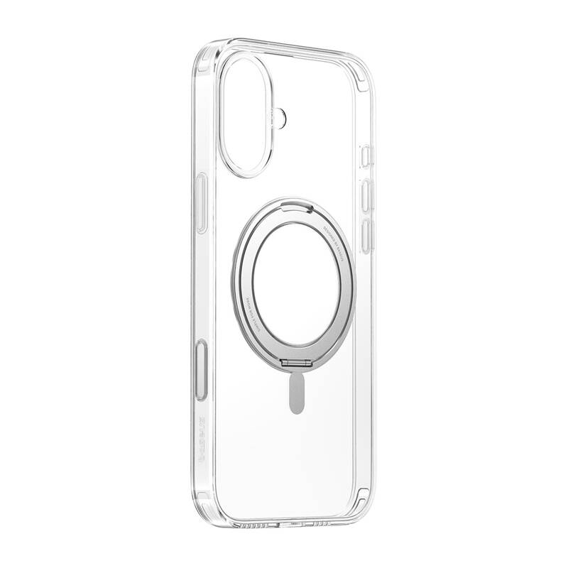 Baseus SkyRing 360° iP16 magnetic case with stand (transparent) - Image 1