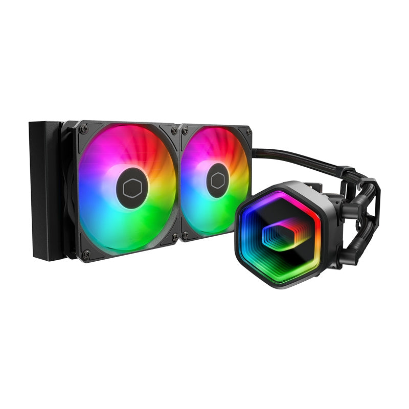 Cooler Master MasterLiquid 240 Core II ARGB water cooler (black) - Product Image 1