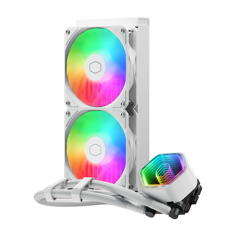 Cooler Master MasterLiquid 240 Core II ARGB water cooler (white) - Product Image 2