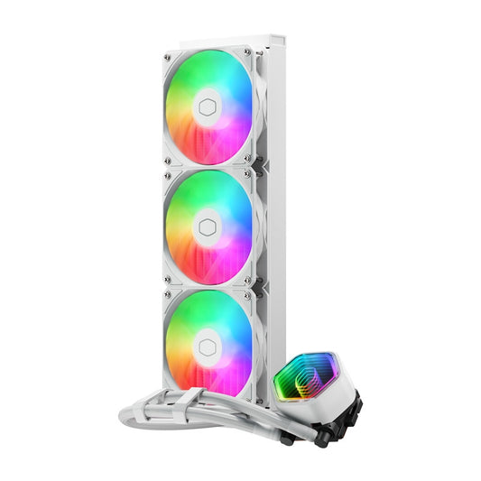 Cooler Master MasterLiquid 360 Core II ARGB water cooler (white) - Product Image 2